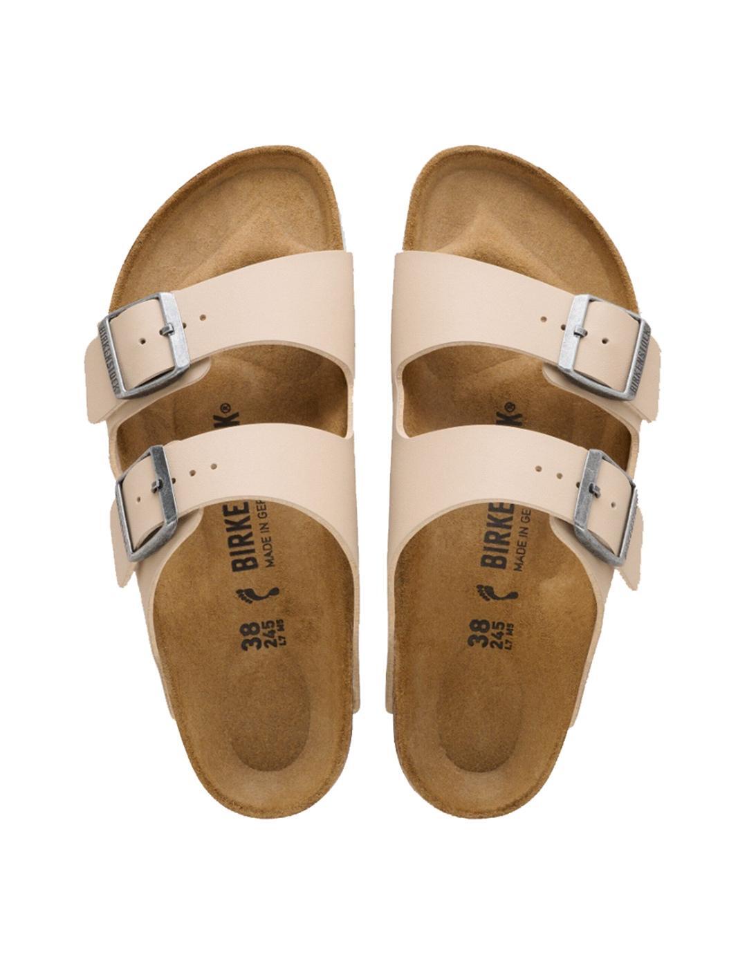 Bio Sandalen Dames Birkenstock Arizona Beige 5/7
