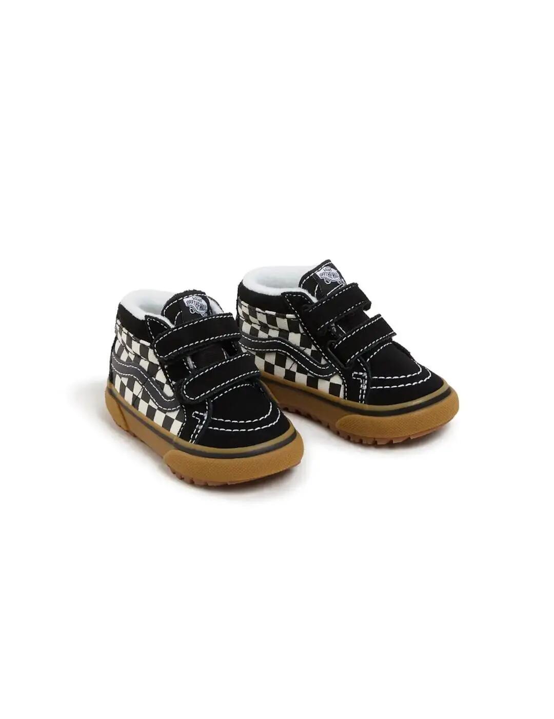 Scarpe da bambino Vans Mte sk8-mid reissue nere. 3/5
