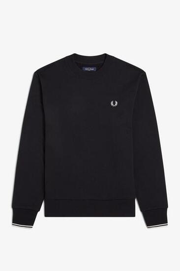 Sudaderas jerseys polares para Hombre Fred perry Negro