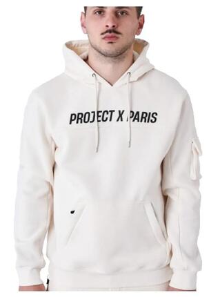 Pulls à capuche en polaire pour hommes Project x paris Swead&hoodie Beige