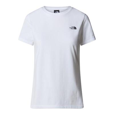 T-shirt met korte mouwen the north face model nf0a87nhfn41 voor vrouwen