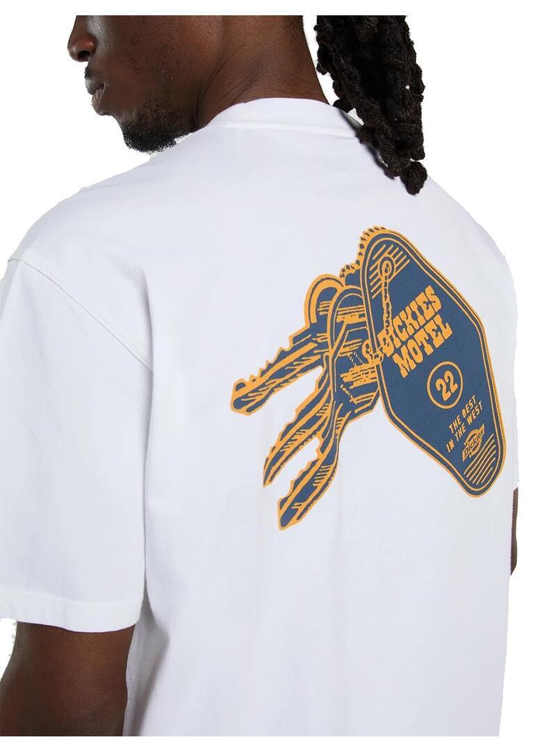 T-shirt pour homme Dickies Plain city Blanc 7/7