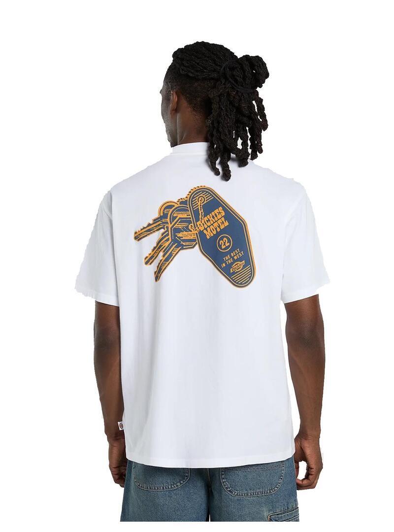 T-shirt pour homme Dickies Plain city Blanc 4/7