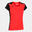 Maillot manches courtes Fille Joma Record ii corail fluo noir