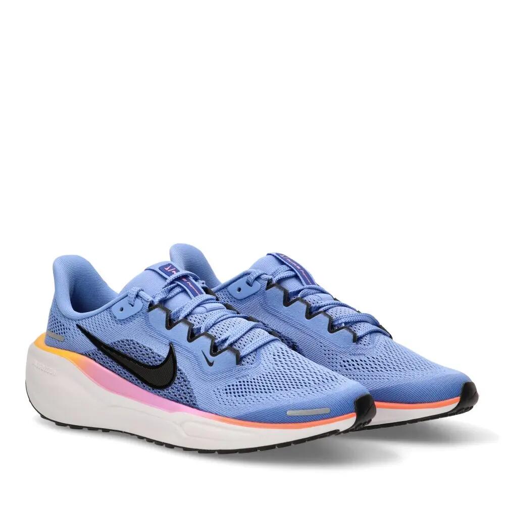 Deportivas Running Mujer Suela Plana - Modelo Fn5041 Azul 2/7