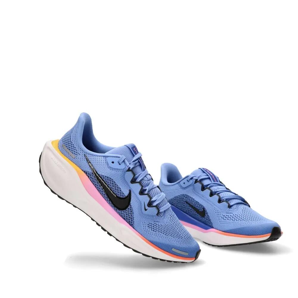Deportivas Running Mujer Suela Plana - Modelo Fn5041 Azul 5/7