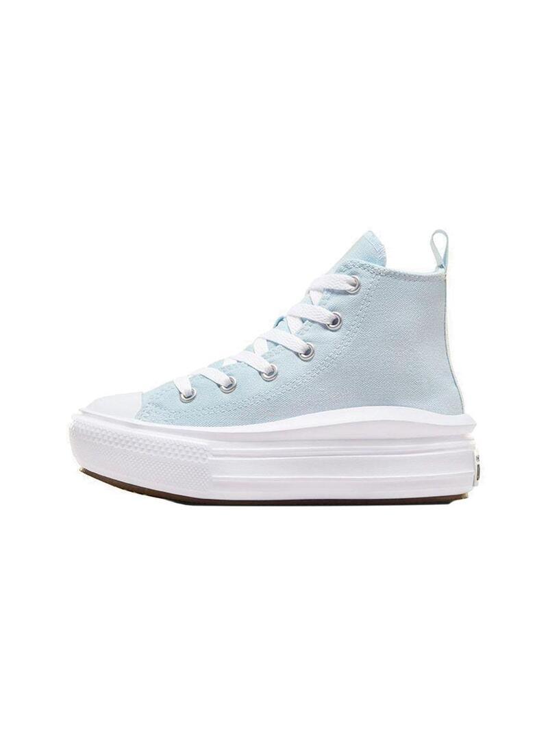 Zapatilla para Niña Converse All star move plataform Azul 2/5