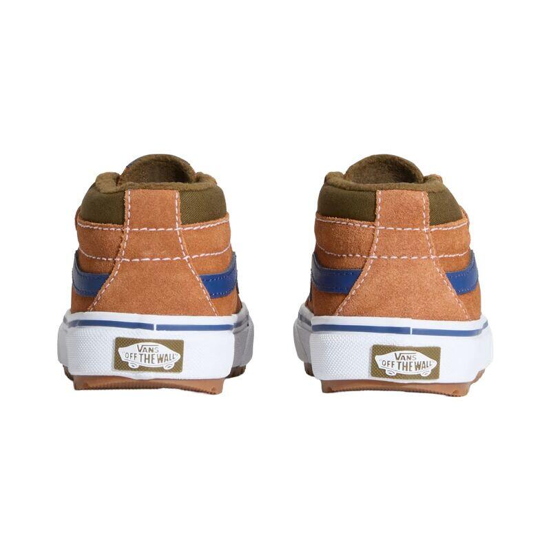 Zapatillas Marrones Vans Sk8-Mid Kids con Cierre de Velcro y Ajuste Seguro 5/5