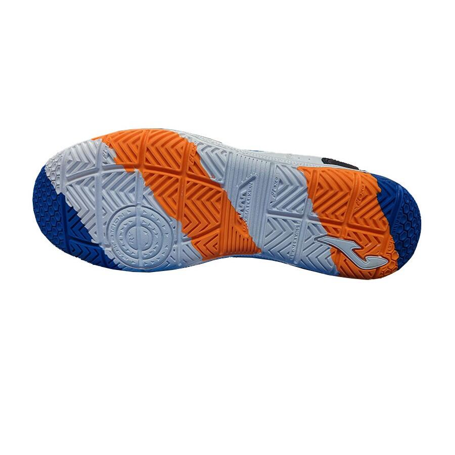 Zapatillas Fútbol Sala Niños Joma Top Flex Jr 2502 Blanco Resistentes-TPJW2502IN 2/6