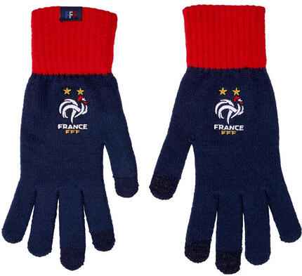 Gants FFF - Collection officielle Equipe de France de Football - Taille homme