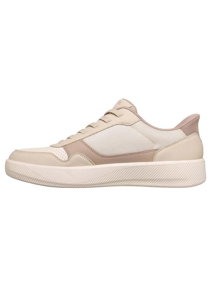 Tênis masculinos Skechers Arch fit Bege. 2/5