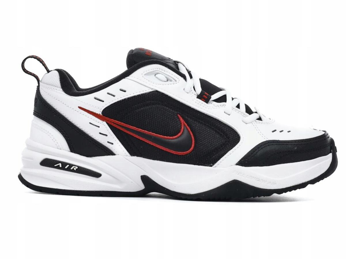 Buty Męskie Nike Air Monarch  Skórzane Sportowe Białe 3/7