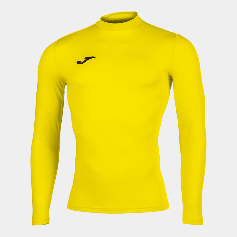 Camiseta Manga Larga Fitness Niños Joma Brama Academy Amarillo