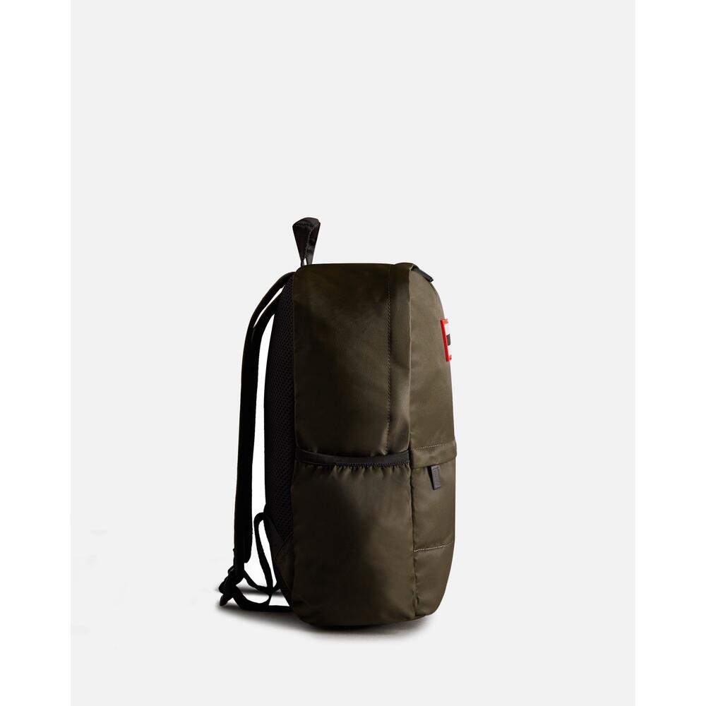 Zaino per uomo Hunter Original in nylon Verde 2/6