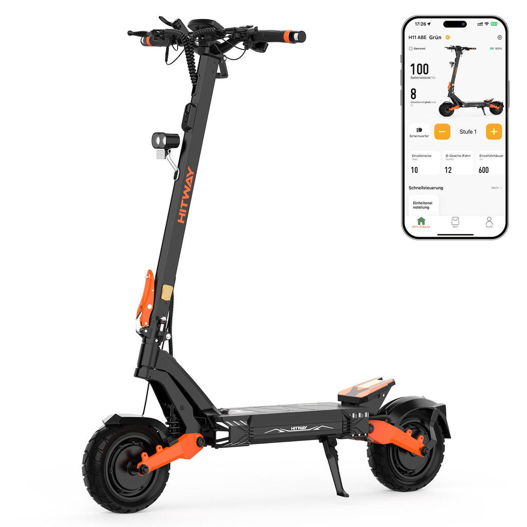 E-Scooter Max. 90km with 1600W Motor H11-ABE