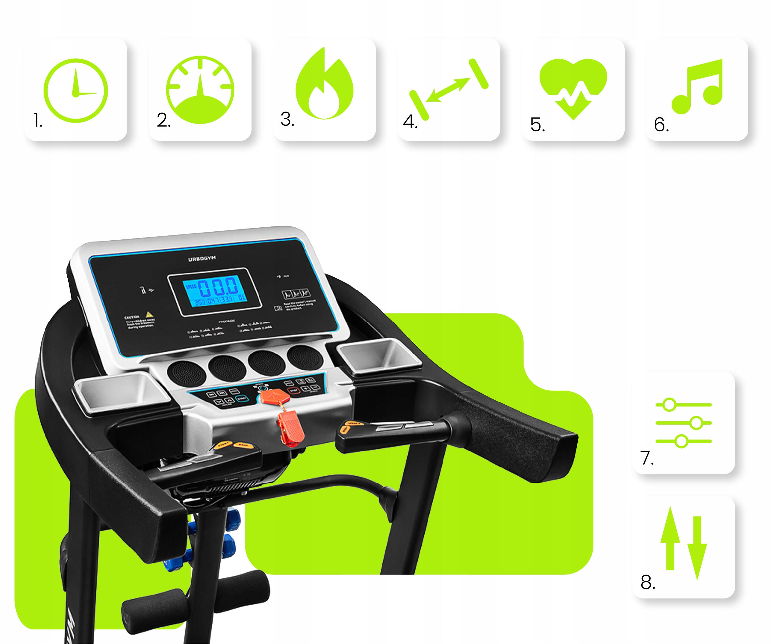 Bieżnia elektryczna Urbogym V660MS 5/7