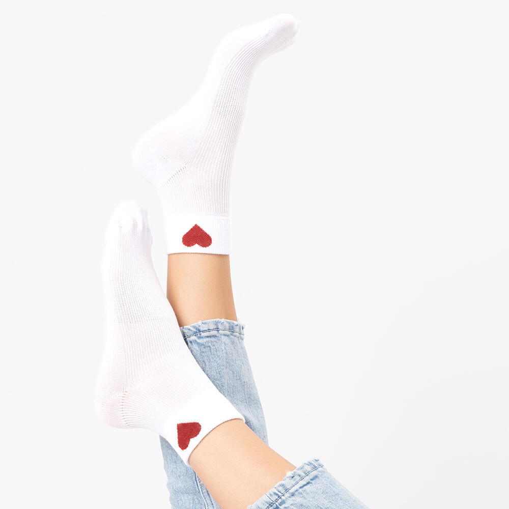 Damen Motiv Quarter Socken 3er Pack (Modell: Gianna) 4/6