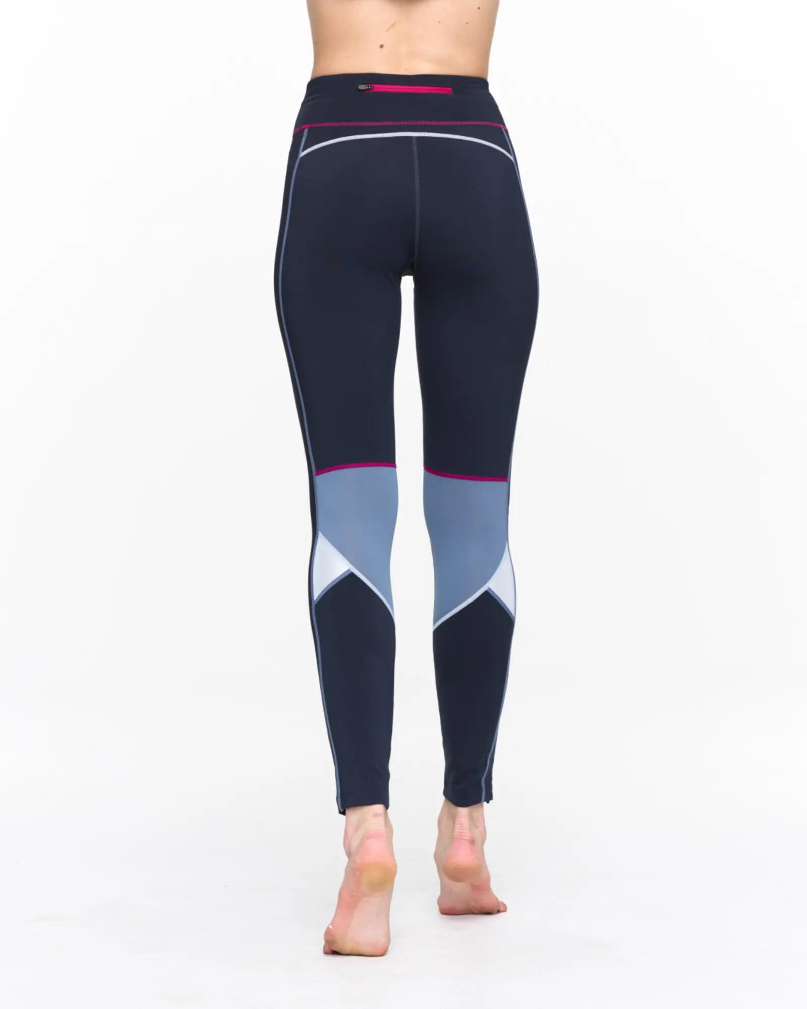 Leggings - Running - Donna - Comfort elasticizzato - Louise 2.0 - Royal 2/3