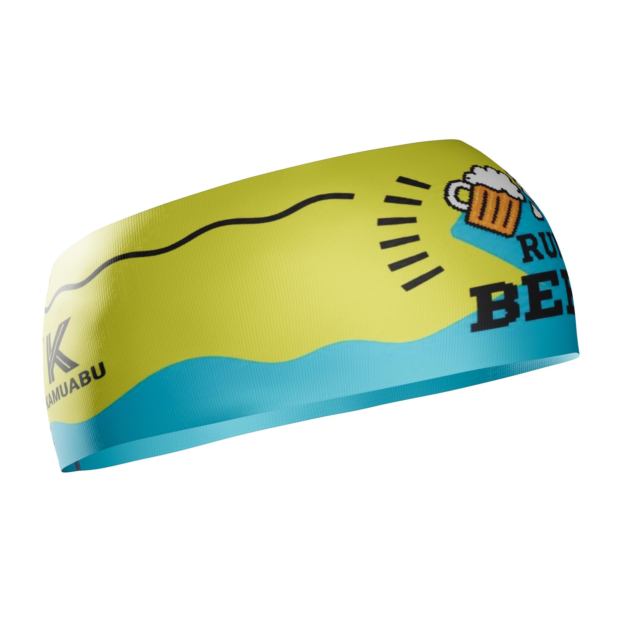 Bandeau de course Elite RUN BEER - Sin Costuras y Reversible 2 EN 1 3/5