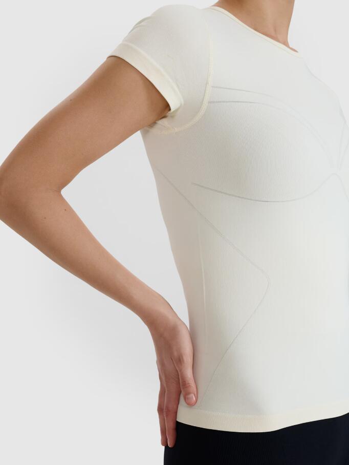 T-shirt de fitness a manches courtes pour femmes 3/7