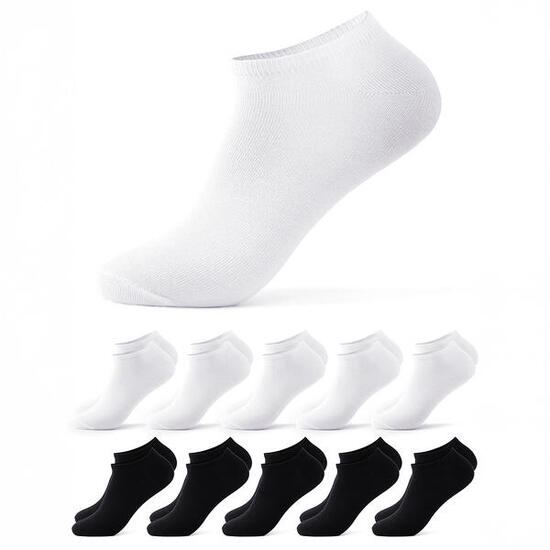 Damen Sneakersocken 10er Pack (Modell: Alexa) Wht 39-42