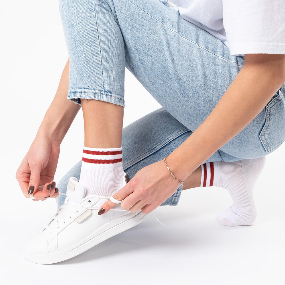 Damen Motiv Quarter Socken 3er Pack (Modell: Gianna) 6/6