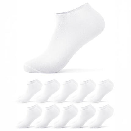 Damen Sneakersocken 10er Pack (Modell: Alexa) Wht 39-42