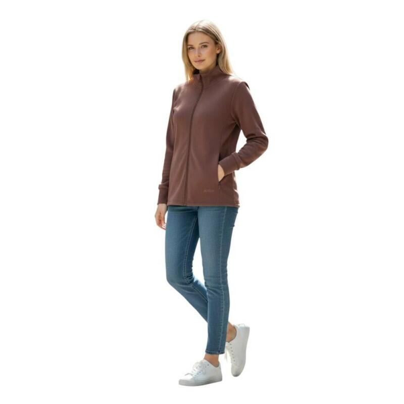 Sudadera con cremallera Rosa Oscuro Joluvi para mujer 2/2