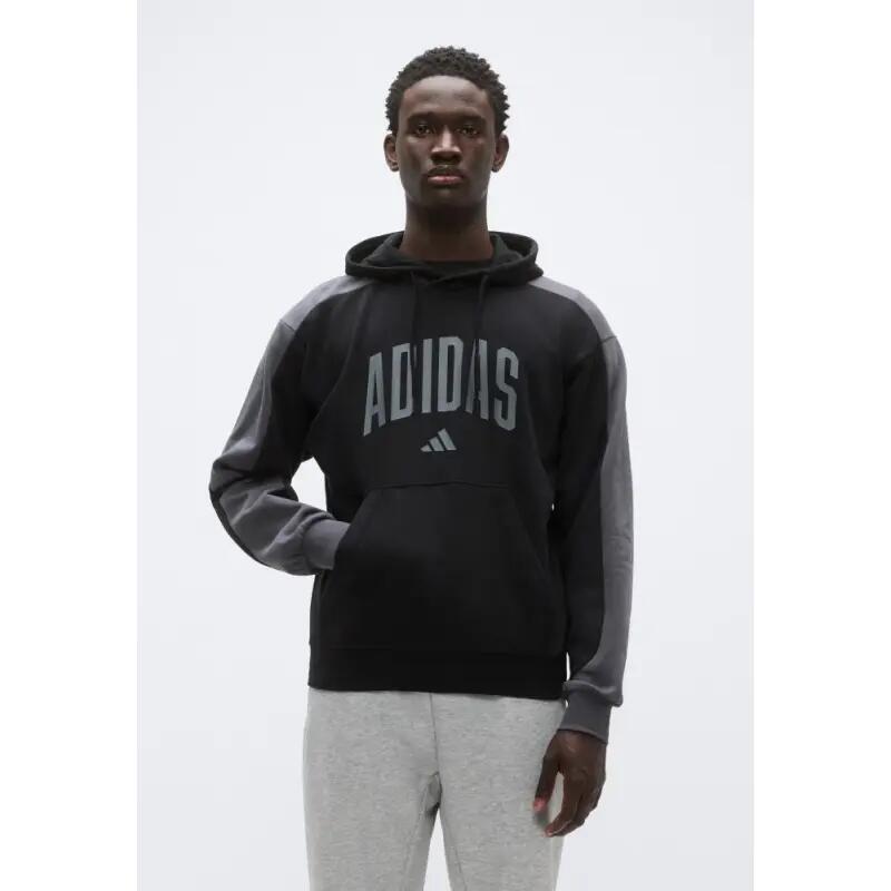 Sudadera adidas Collegiate negra M con capucha y bolsillo canguro 2/2