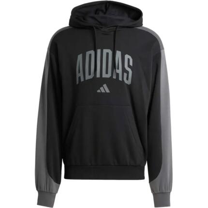Sweat à capuche adidas Collegiate noir M - coupe regular, poche kangourou.
