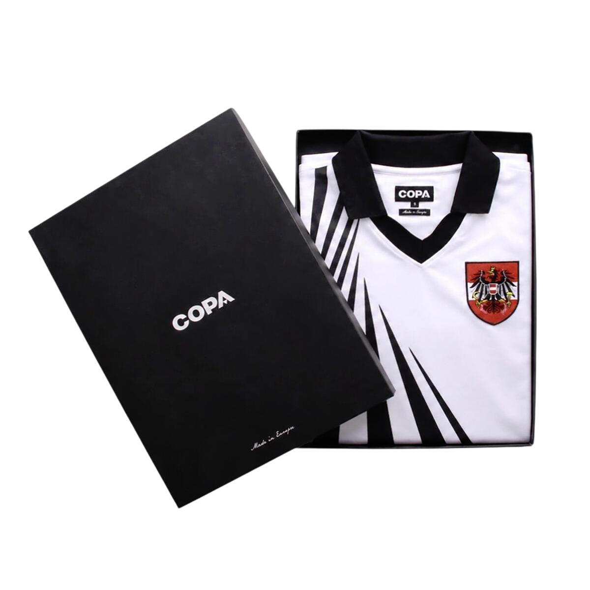 Austria 1990 - 92 - Retro Voetbalshirt - Wit – COPA Football 7/7
