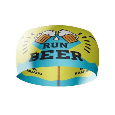 Fascia da Running Elite RUN BEER - Sin Costuras y Reversible 2 EN 1