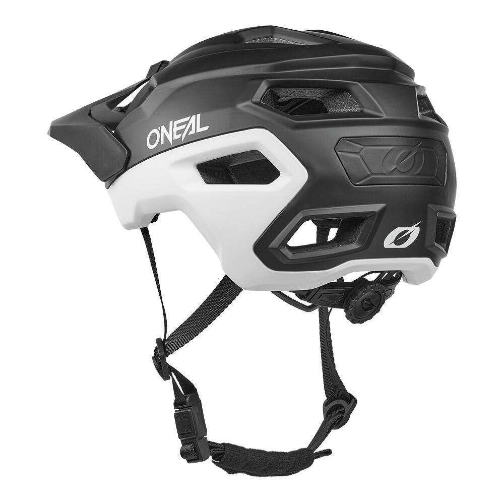 MTB- Fahrradhelm TRAILFINDER EVO SOLID, schwarz/weiß 2/4