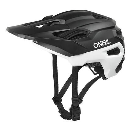 Kask rowerowy MTB TRAILFINDER EVO SOLID, czarno-biały