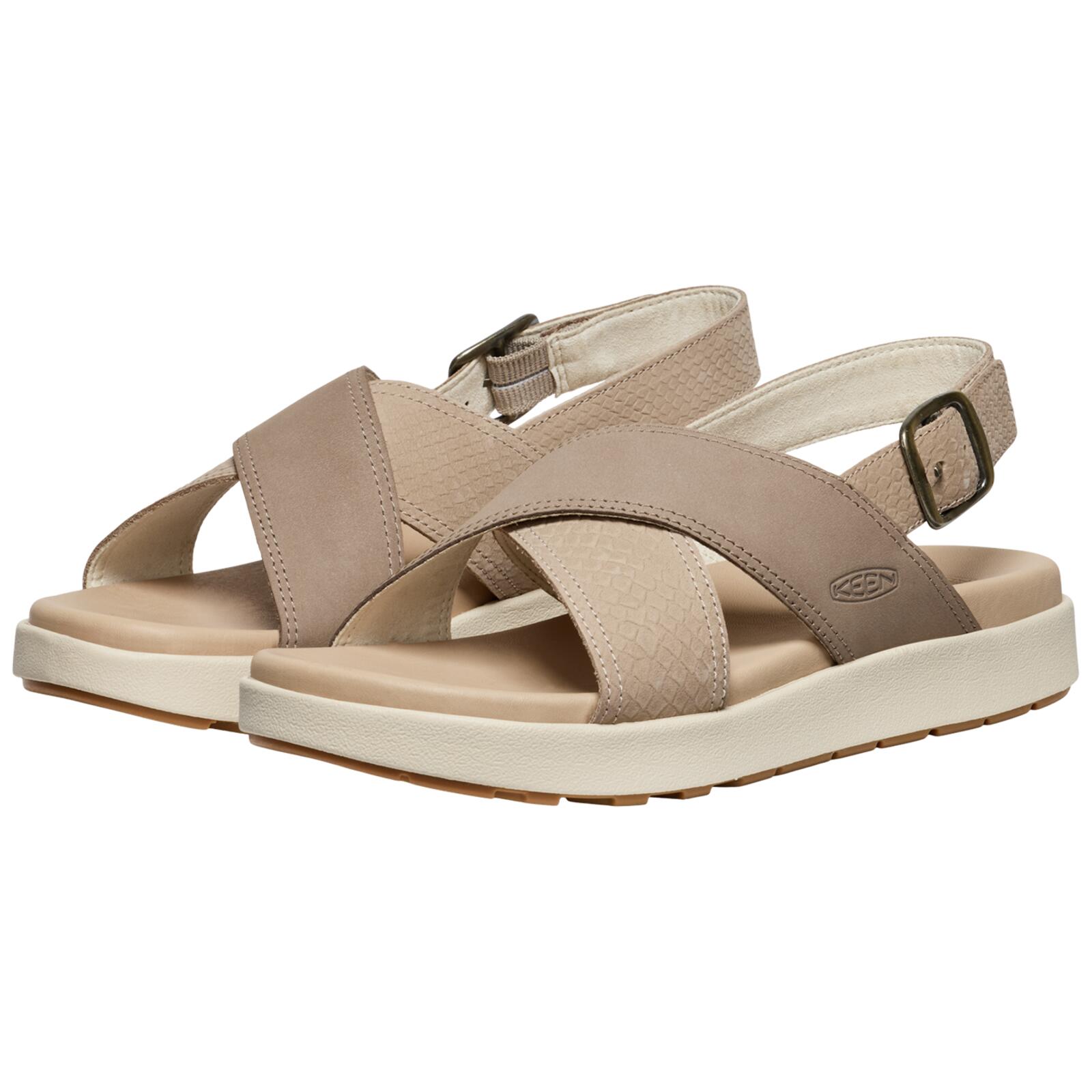 KEEN Dames Leren Sandalen KE-1030523 Beige 3/3