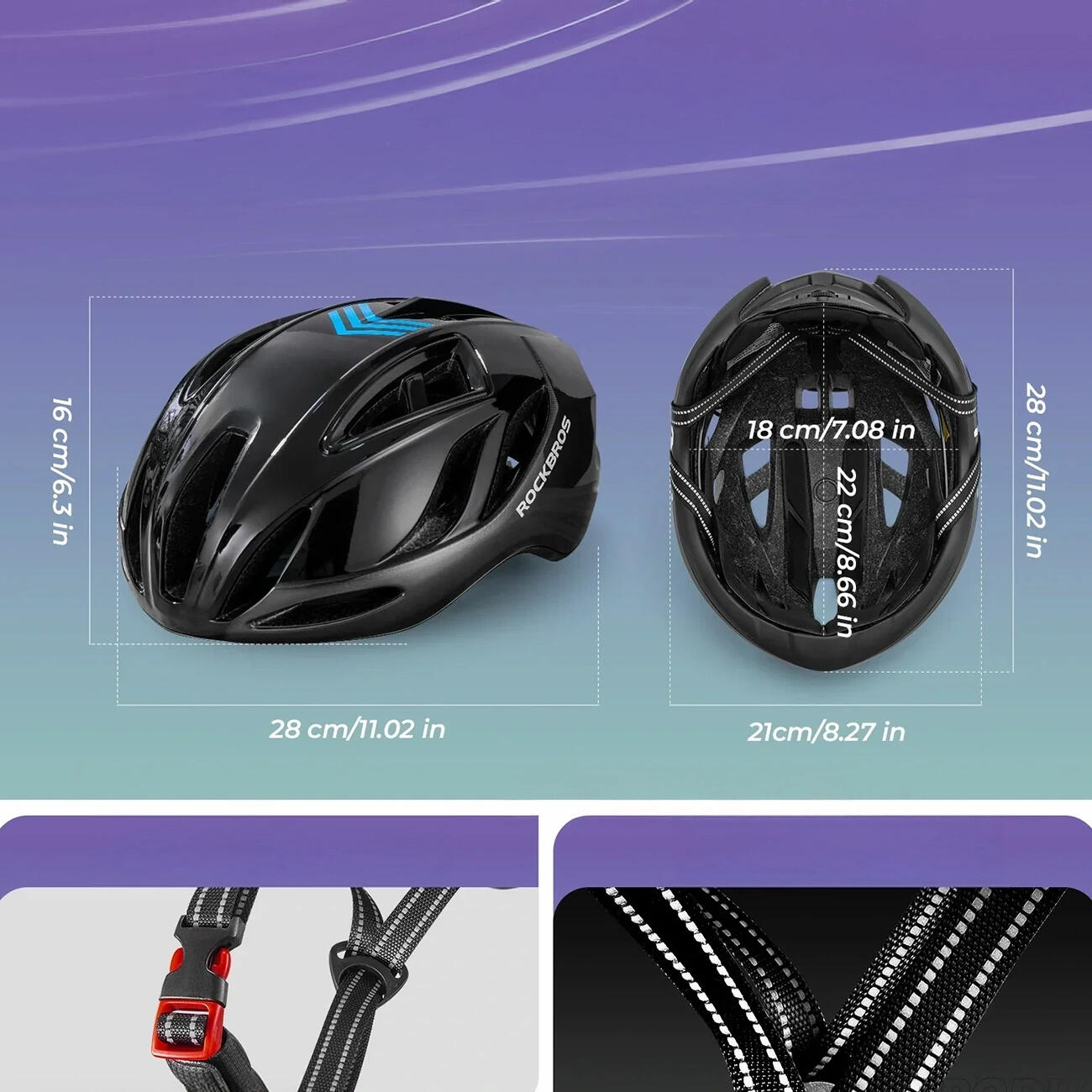 Casco da bicicletta regolabile 2/7