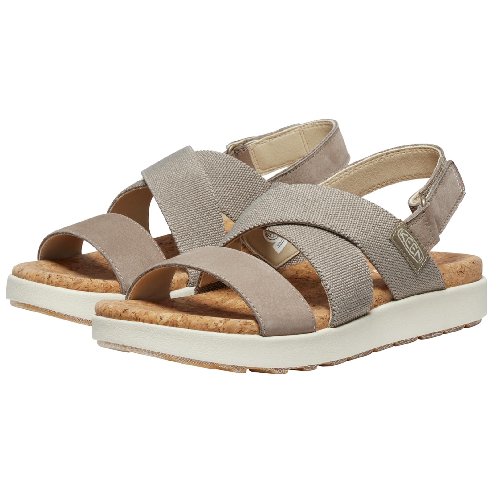 KEEN ELLE CRISS CROSS BRINDLE/BIRCH KE-1028630 Damensandalen 5/7