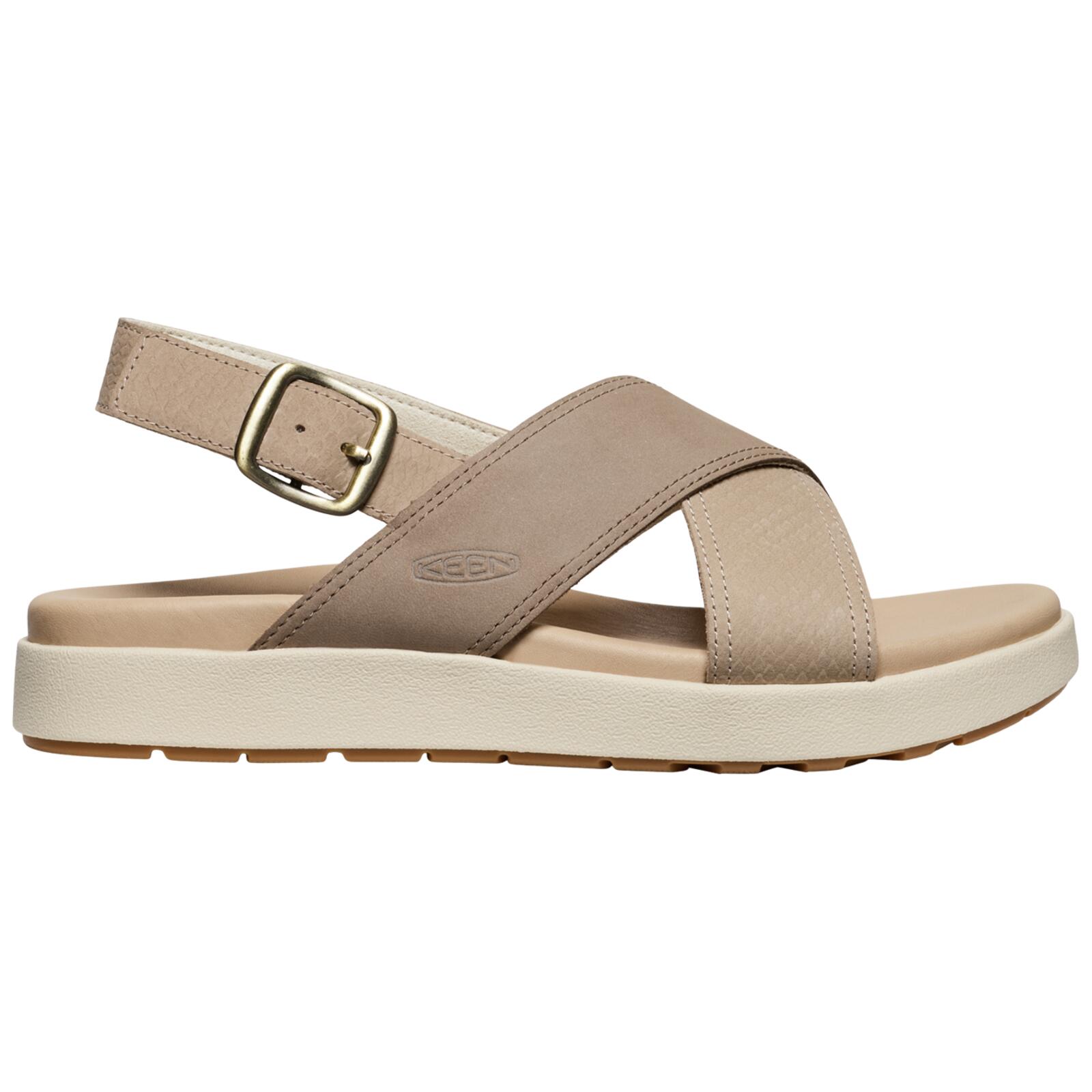 KEEN Dames Leren Sandalen KE-1030523 Beige 2/3