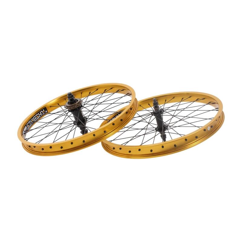 Set roți BMX KHE PRISM 20 inch auriu