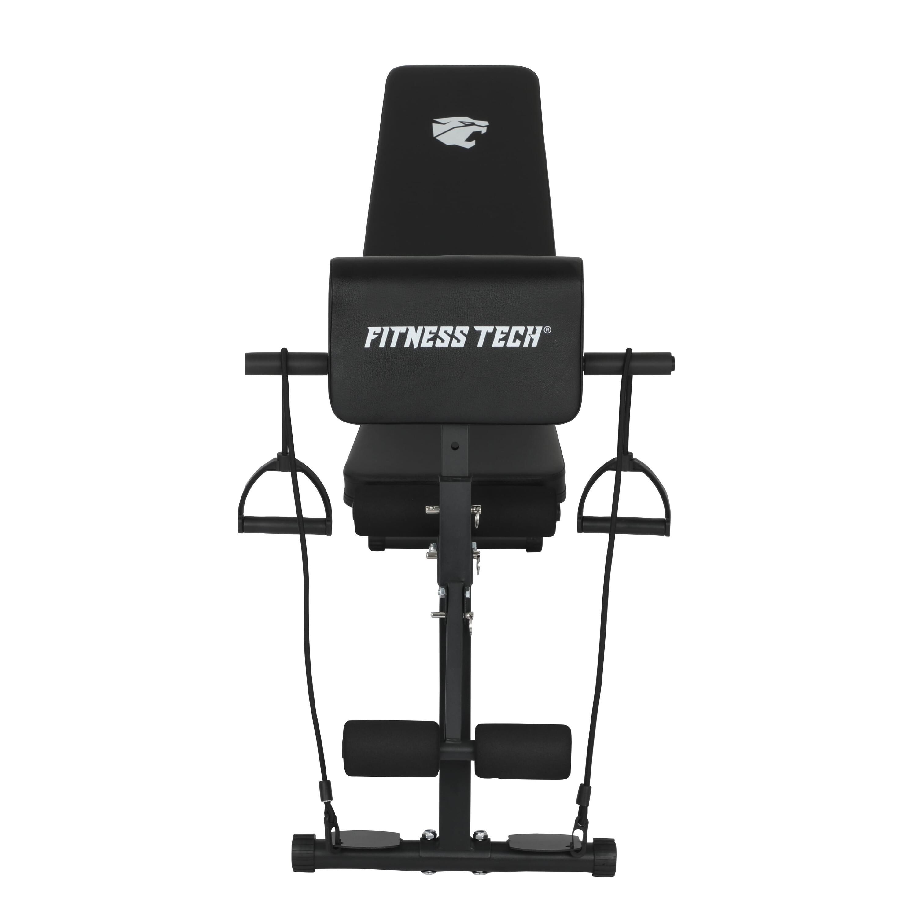 Banco Abdominales Multifunción Reclinable Fitness Tech 2/7