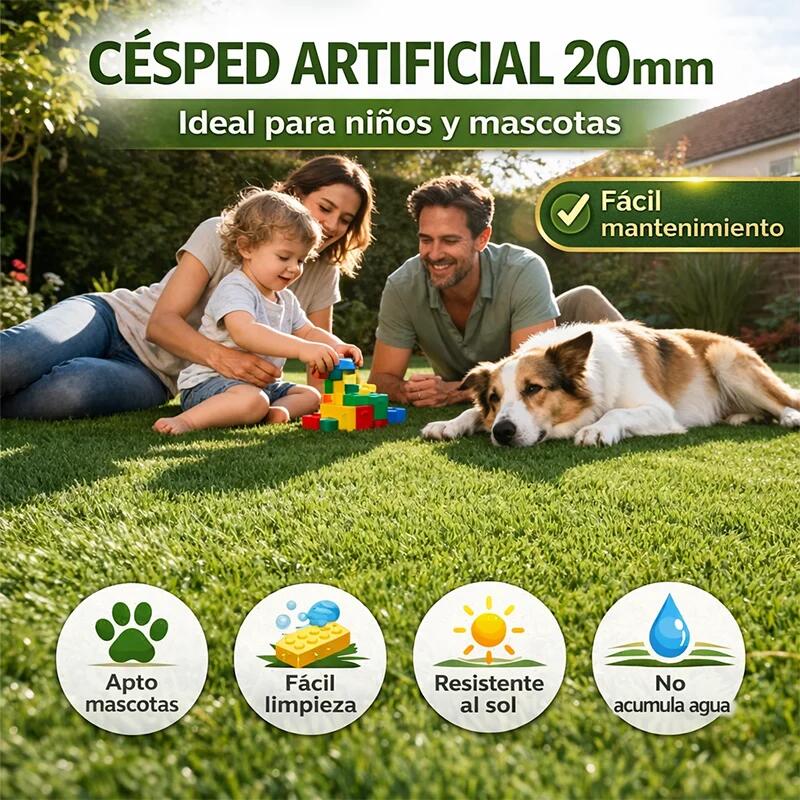 Césped Artificial Forever Basic 20mm / Rollo 2 x 12m (24m²) 2/3