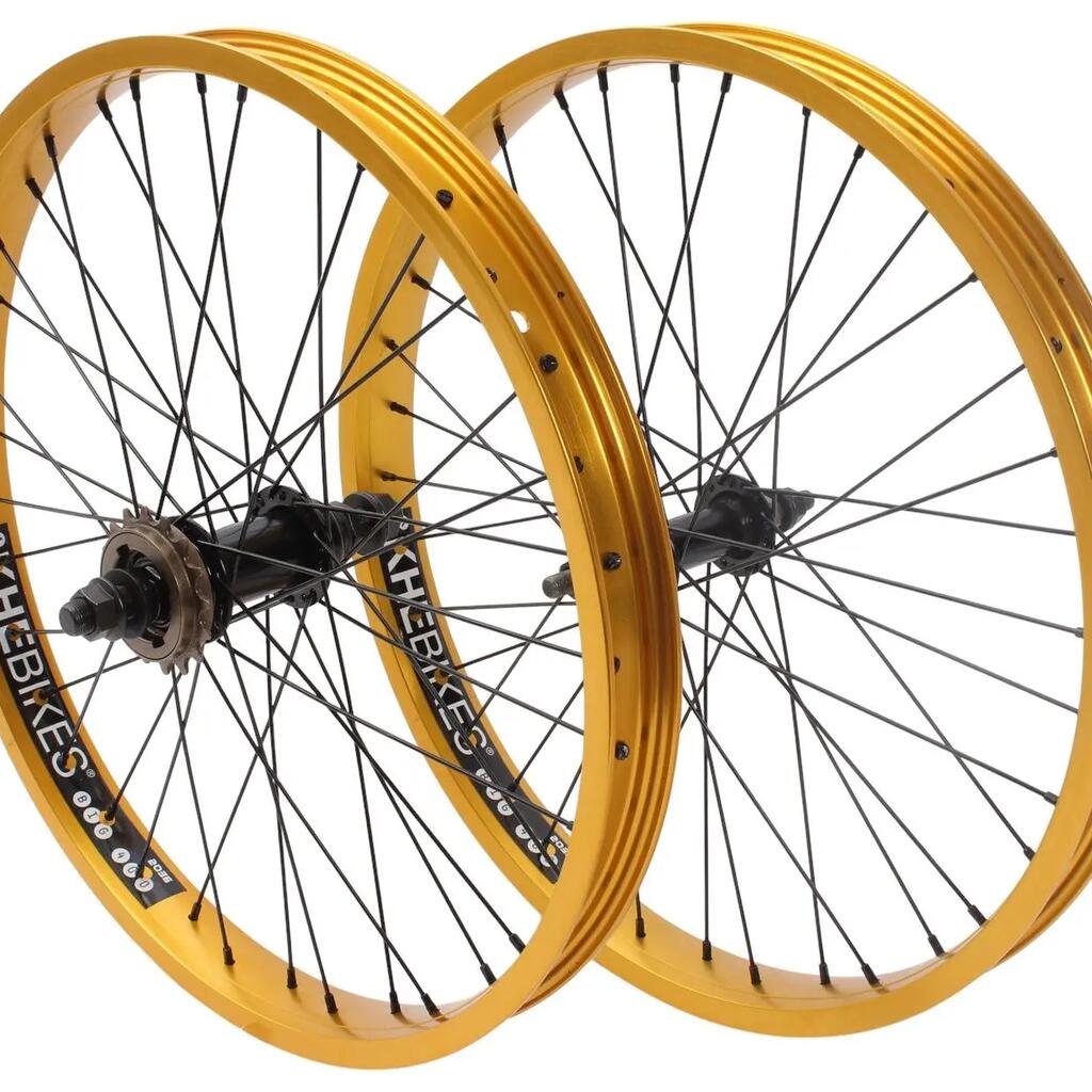 BMX wheelset KHE PRISM 20 inch gold