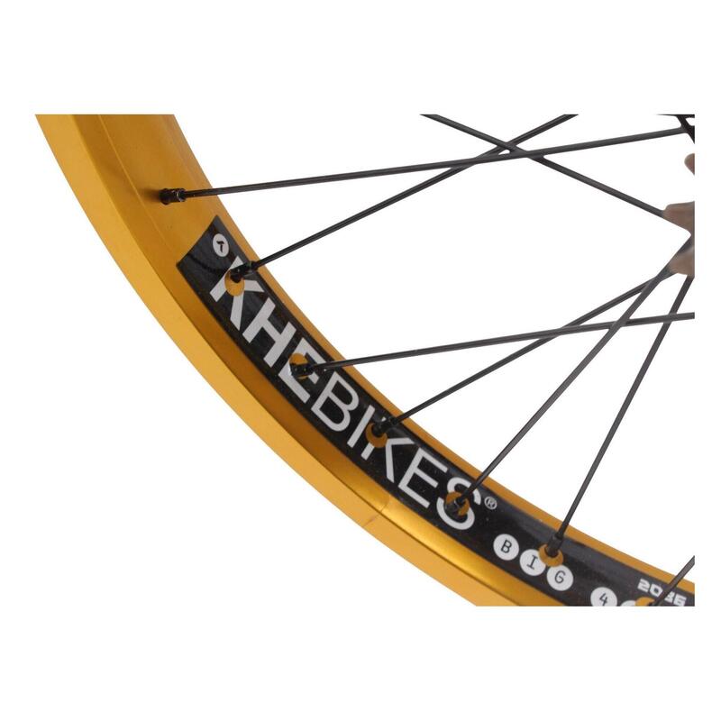 Set roți BMX KHE PRISM 20 inch auriu