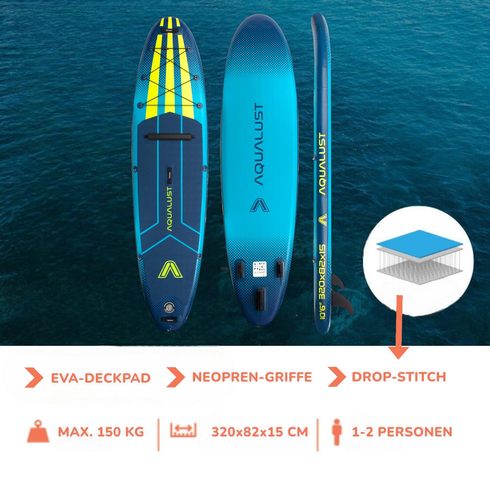 Tabla SUP Hinchable 10.6 320 cm con Asiento Kayak Deluxe 7/7
