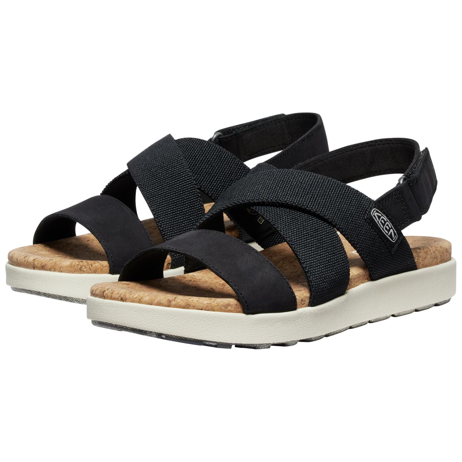 KEEN ELLE CRISS CROSS BLACK/BIRCH KE-1028627 Damensandalen 3/3