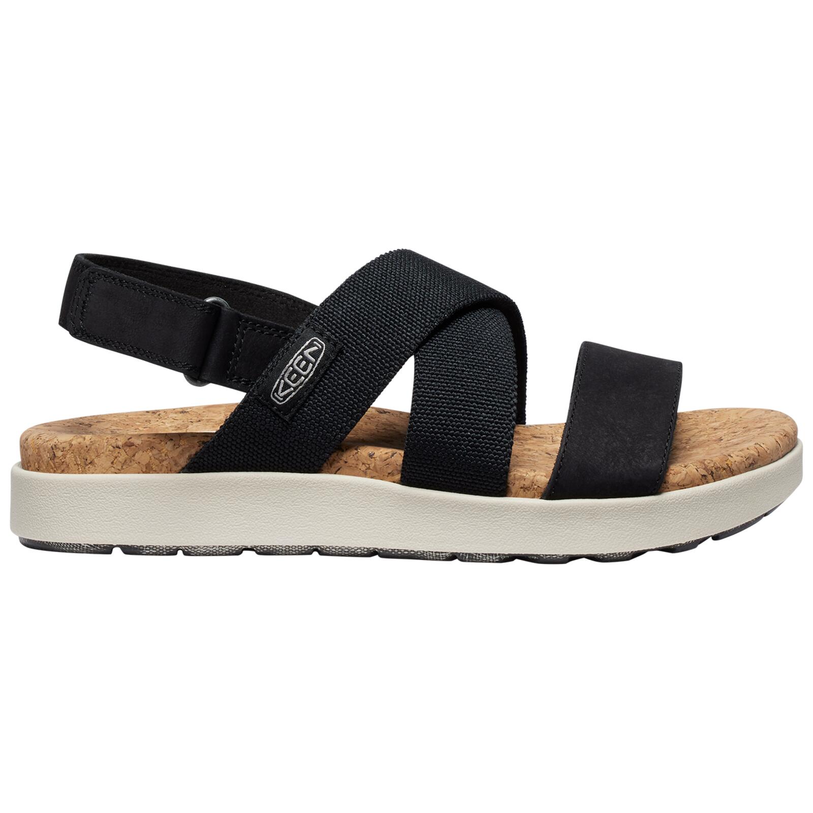 KEEN ELLE CRISS CROSS BLACK/BIRCH KE-1028627 Damensandalen 2/3