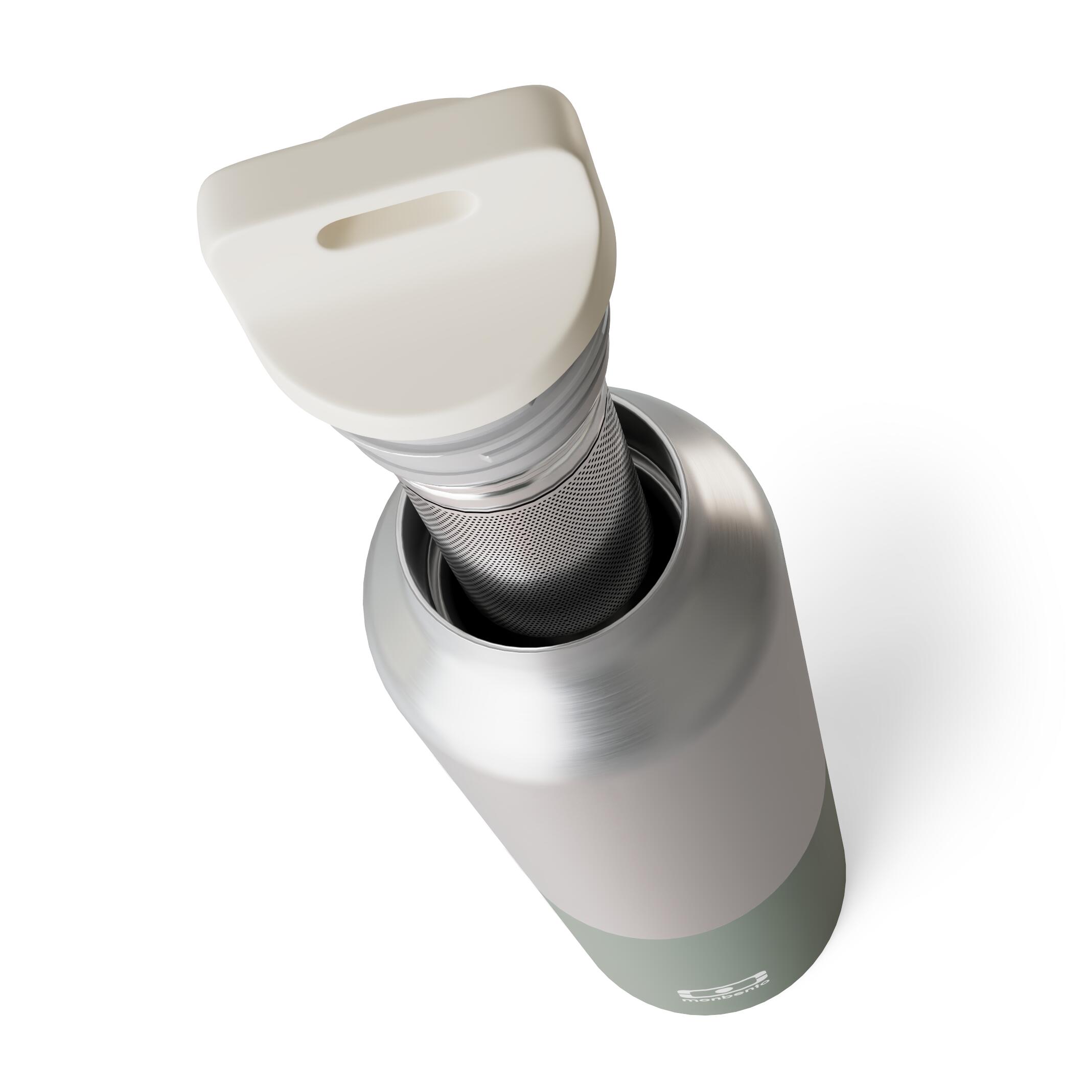 Gourde isotherme avec infuseur et dragonne 500ml|Adulte|Steel 4/5