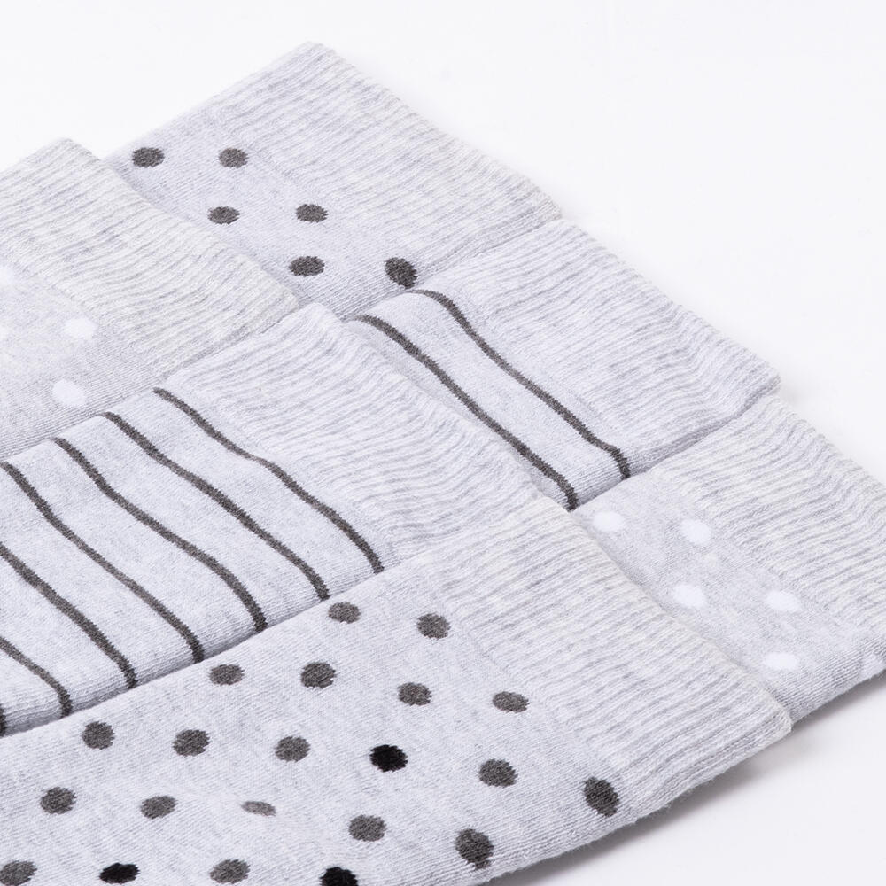 Damen Warme Kuschelsocken 6er Pack (Modell: Smilla) GreyDots 35-38 2/6