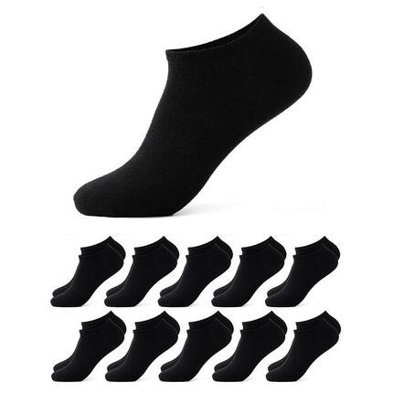 Herren Sneaker Socken 10er Pack (Modell: Alex) Blk 39-42