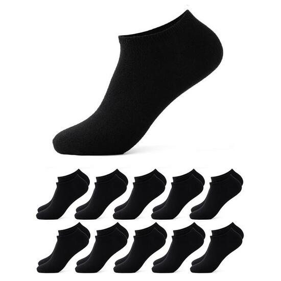 Herren Sneaker Socken 10er Pack (Modell: Alex) Blk 39-42